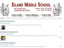 Tablet Screenshot of eilandmiddleschool.com